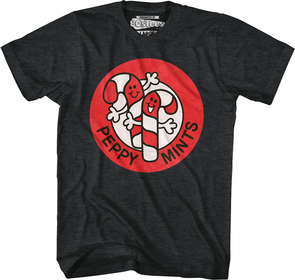 Peppy Mints Scratch & Sniff Sticker T-Shirt