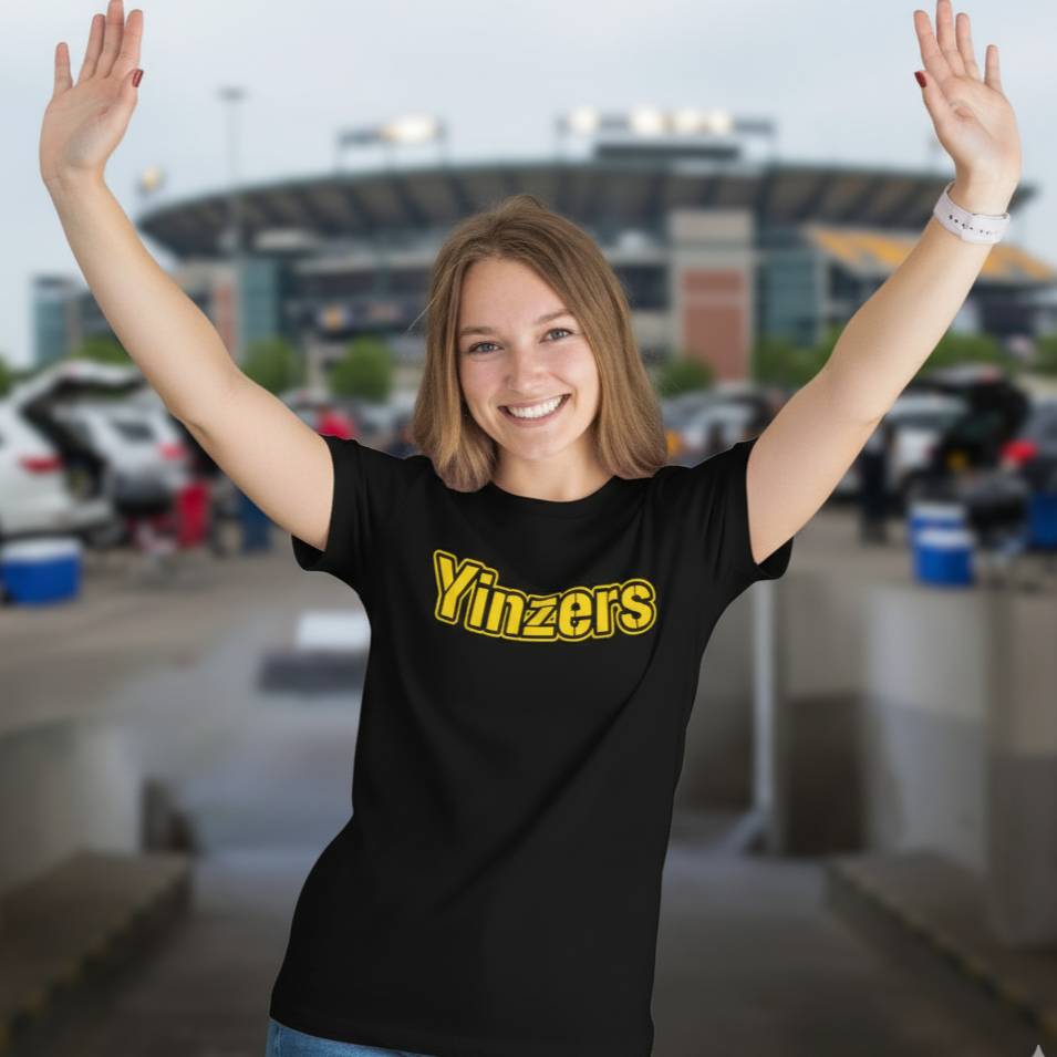 Yinzers Steel | Triblend Tee product image 2