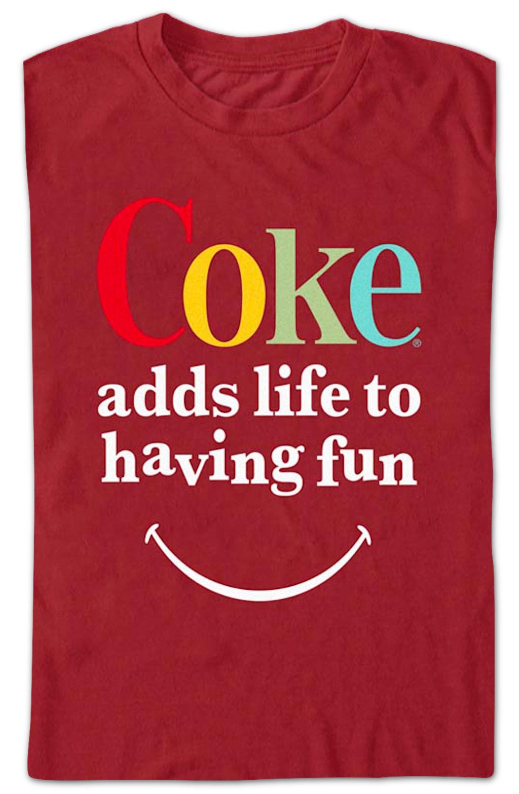 Adds Life To Having Fun Coca-Cola T-Shirt product image 2