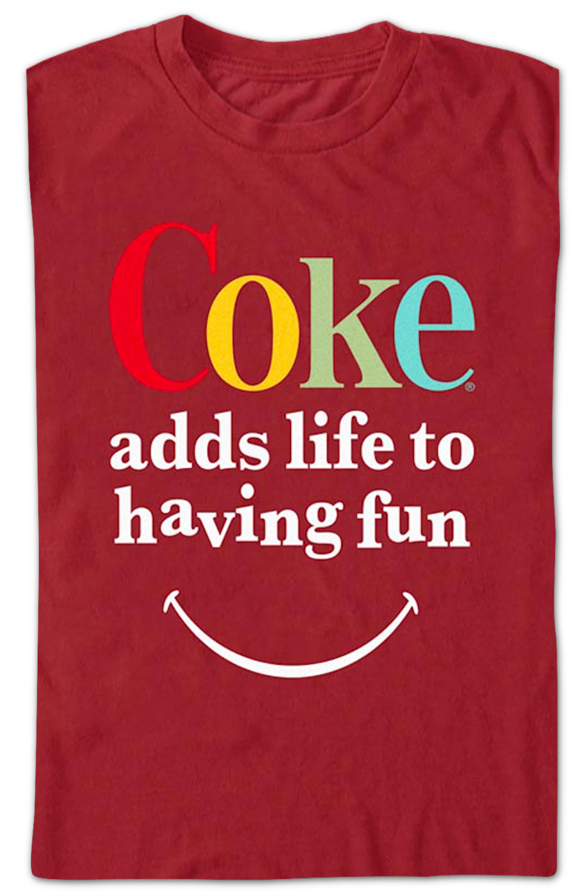 Adds Life To Having Fun Coca-Cola T-Shirt product image 2