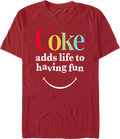 Adds Life To Having Fun Coca-Cola T-Shirt product image 1
