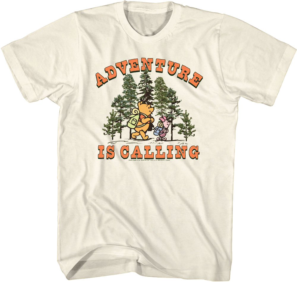 Adventure Is Calling Winnie The Pooh T-Shirt product image 1