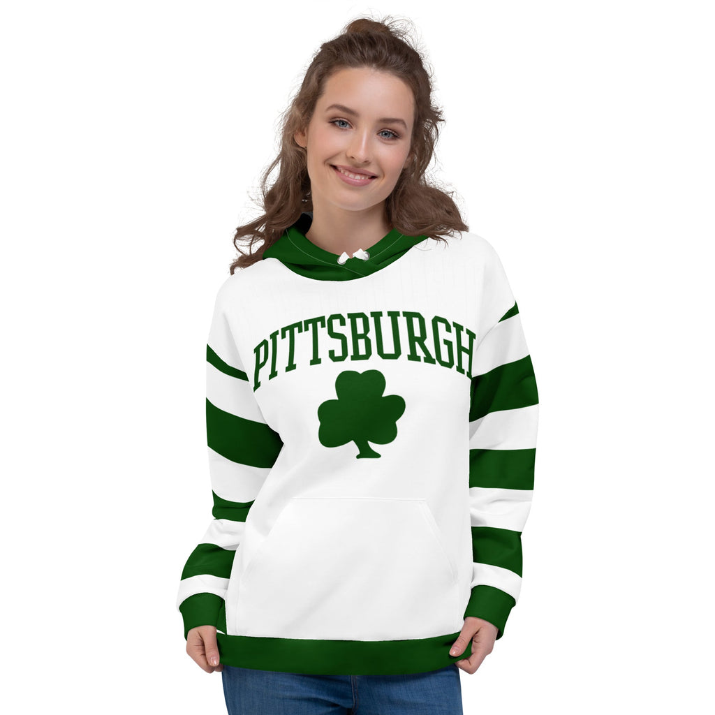 Pittsburgh Shamrocks Hockey | Retro Jersey Hoodie product image 3