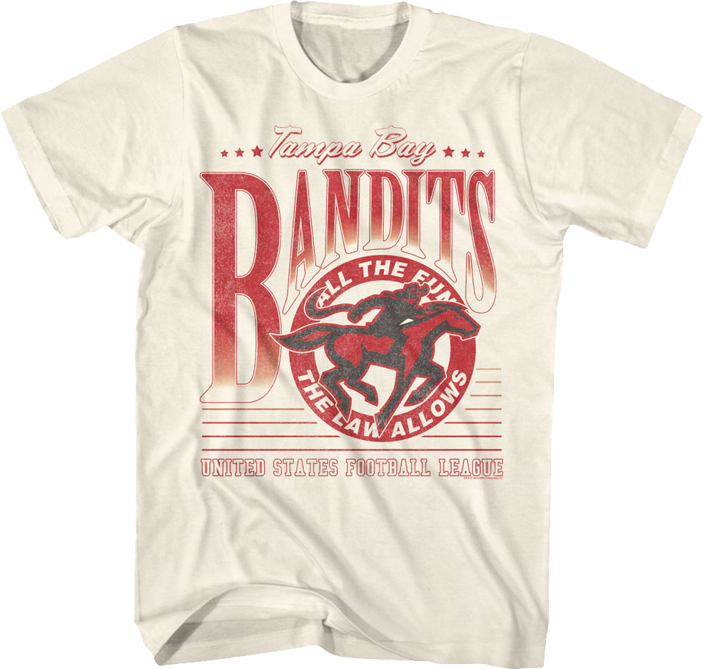 All The Fun Law Allows Tampa Bay Bandits USFL T-Shirt product image 1