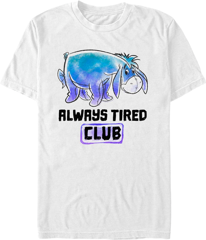 Always Tired Club Winnie The Pooh T-Shirt product image 1