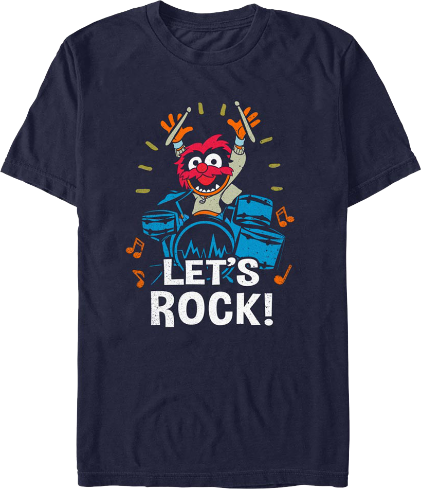 Animal Let's Rock Muppets T-Shirt product image 1