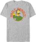 Athletic Heather Ned Flanders Okily Dokily Simpsons T-Shirt product image 1