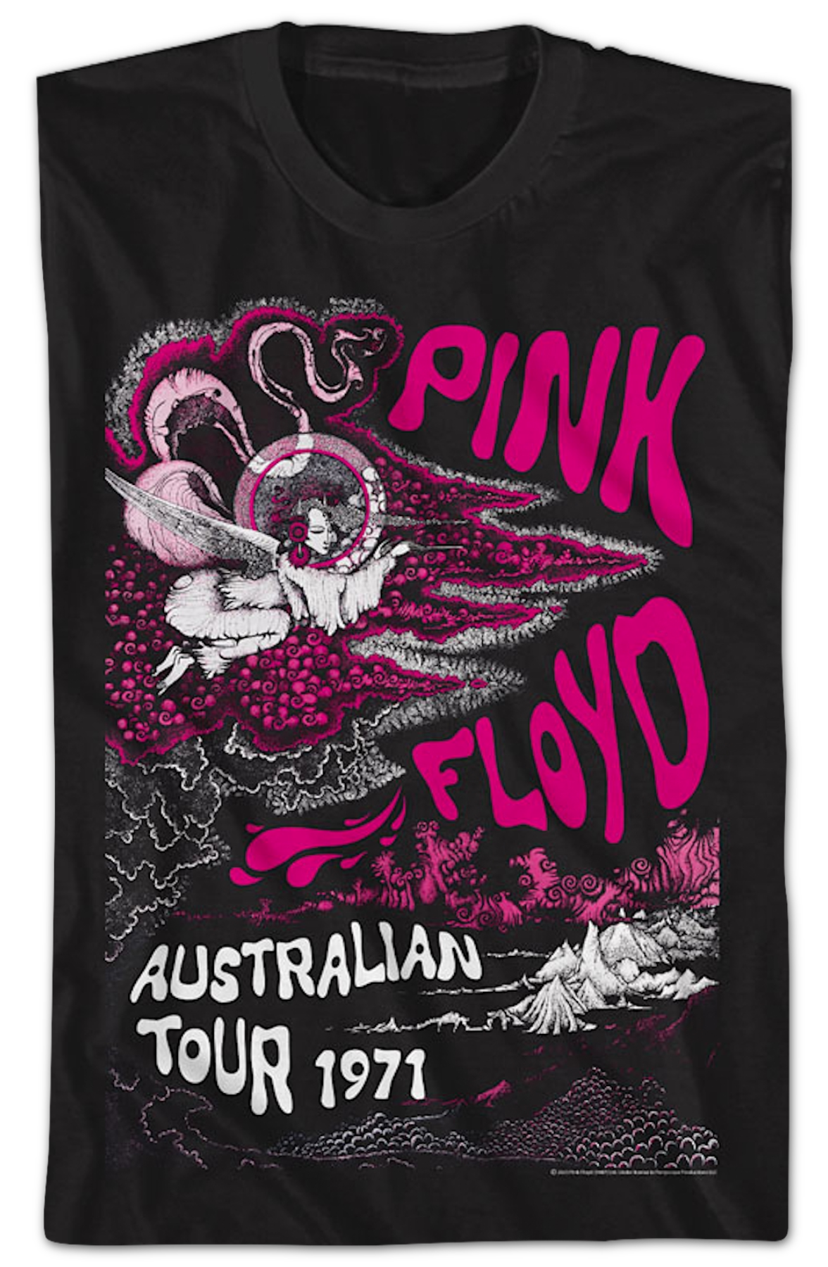 Australian Tour 1971 Pink Floyd T-Shirt product image 2
