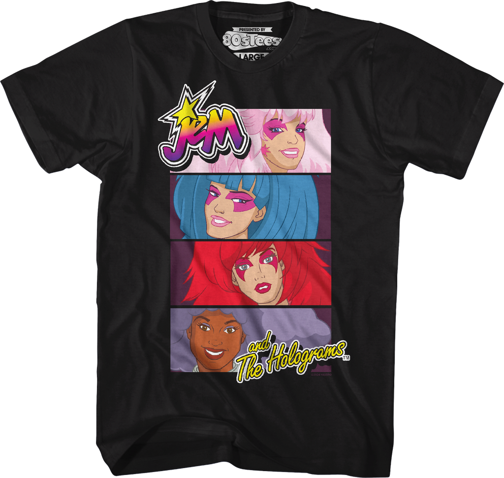 Band Panels Jem And The Holograms T-Shirt product image 1