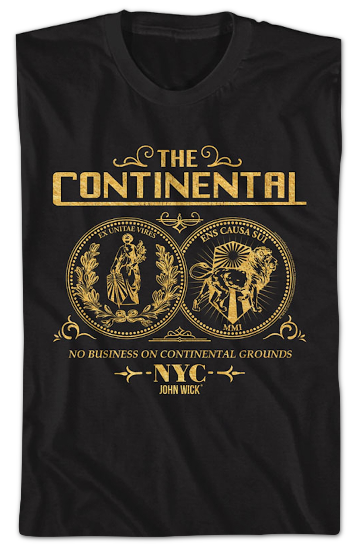 Black Continental Coin John Wick T-Shirt product image 2