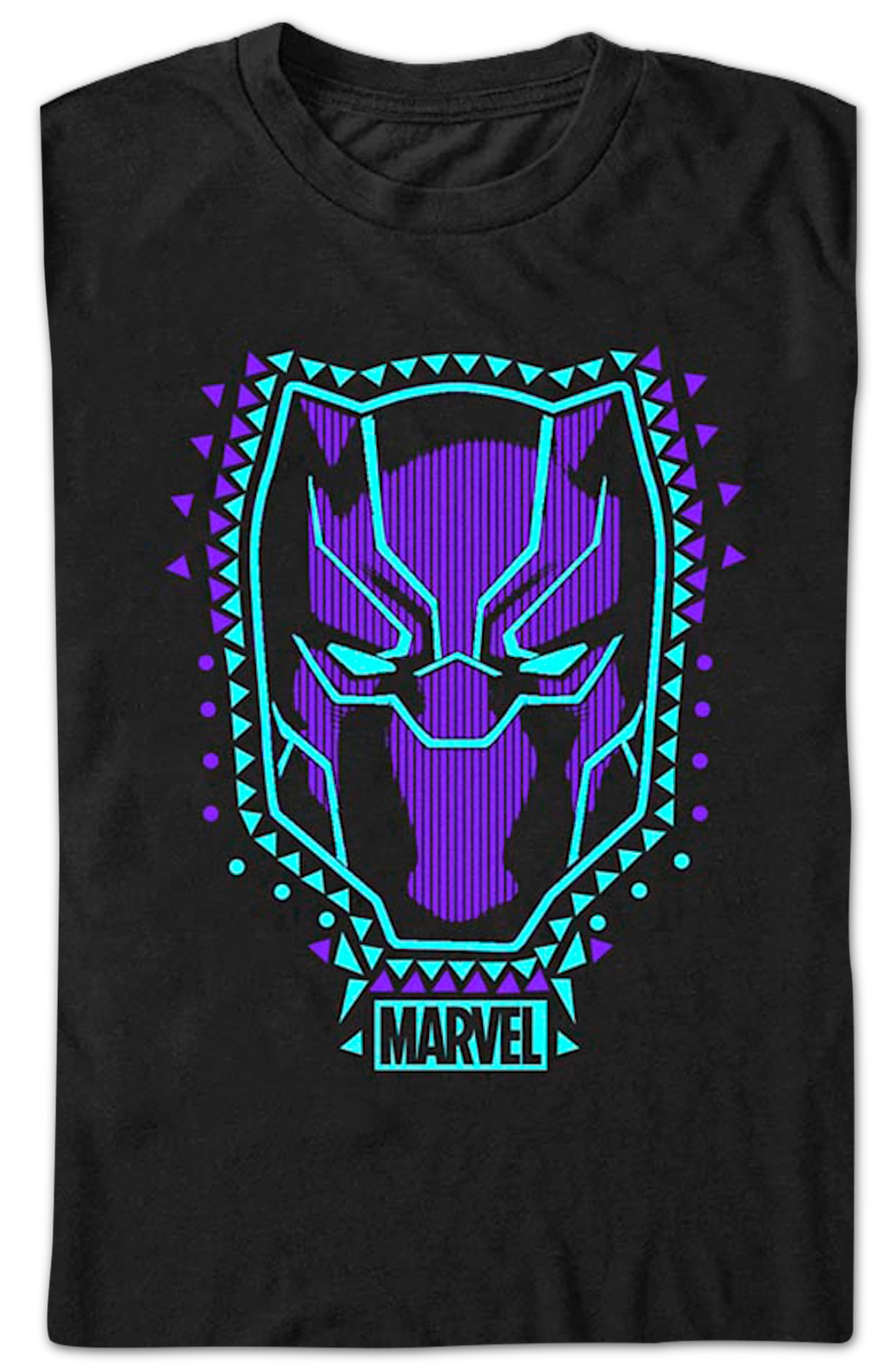 Black Panther Mask Marvel Comics T-Shirt product image 2