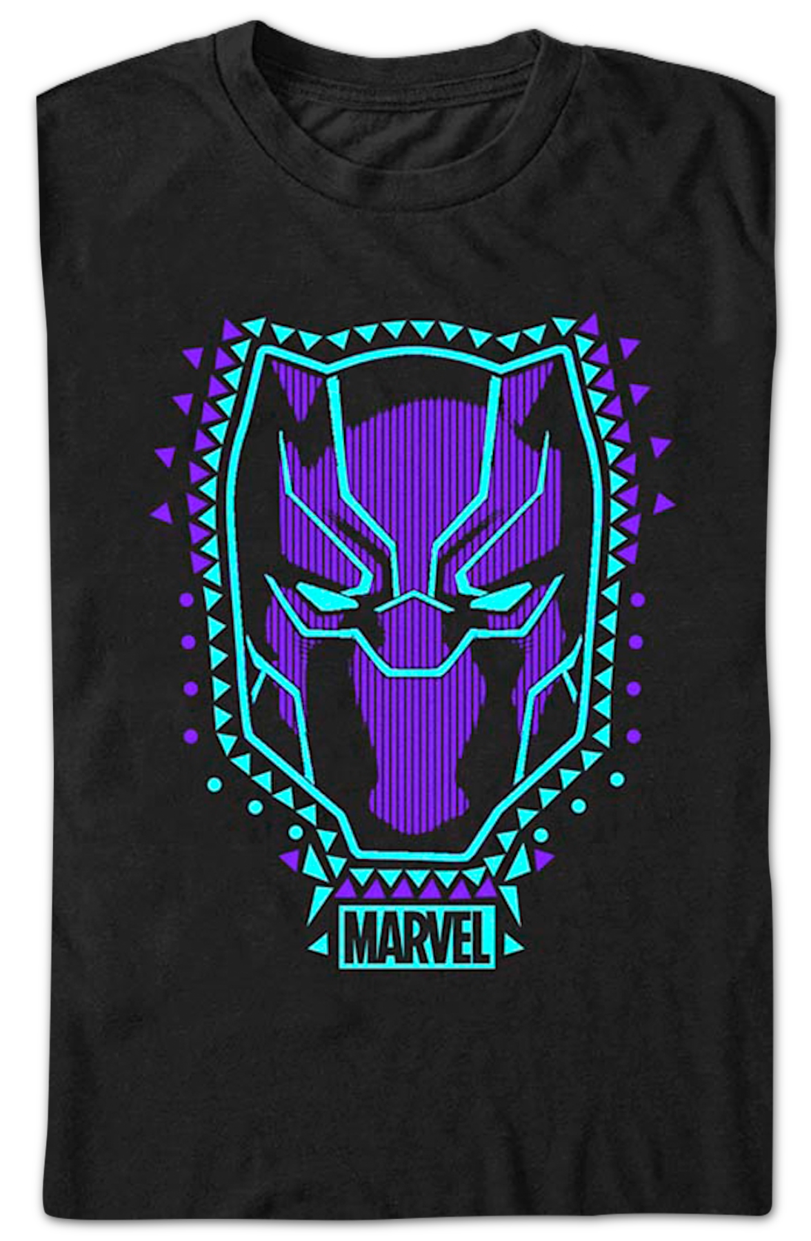 Black Panther Mask Marvel Comics T-Shirt product image 2