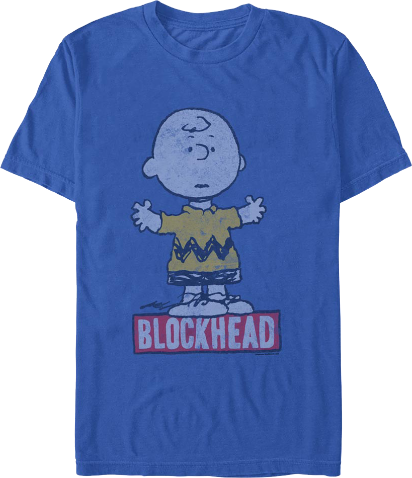 Blockhead Charlie Brown Peanuts T-Shirt product image 1