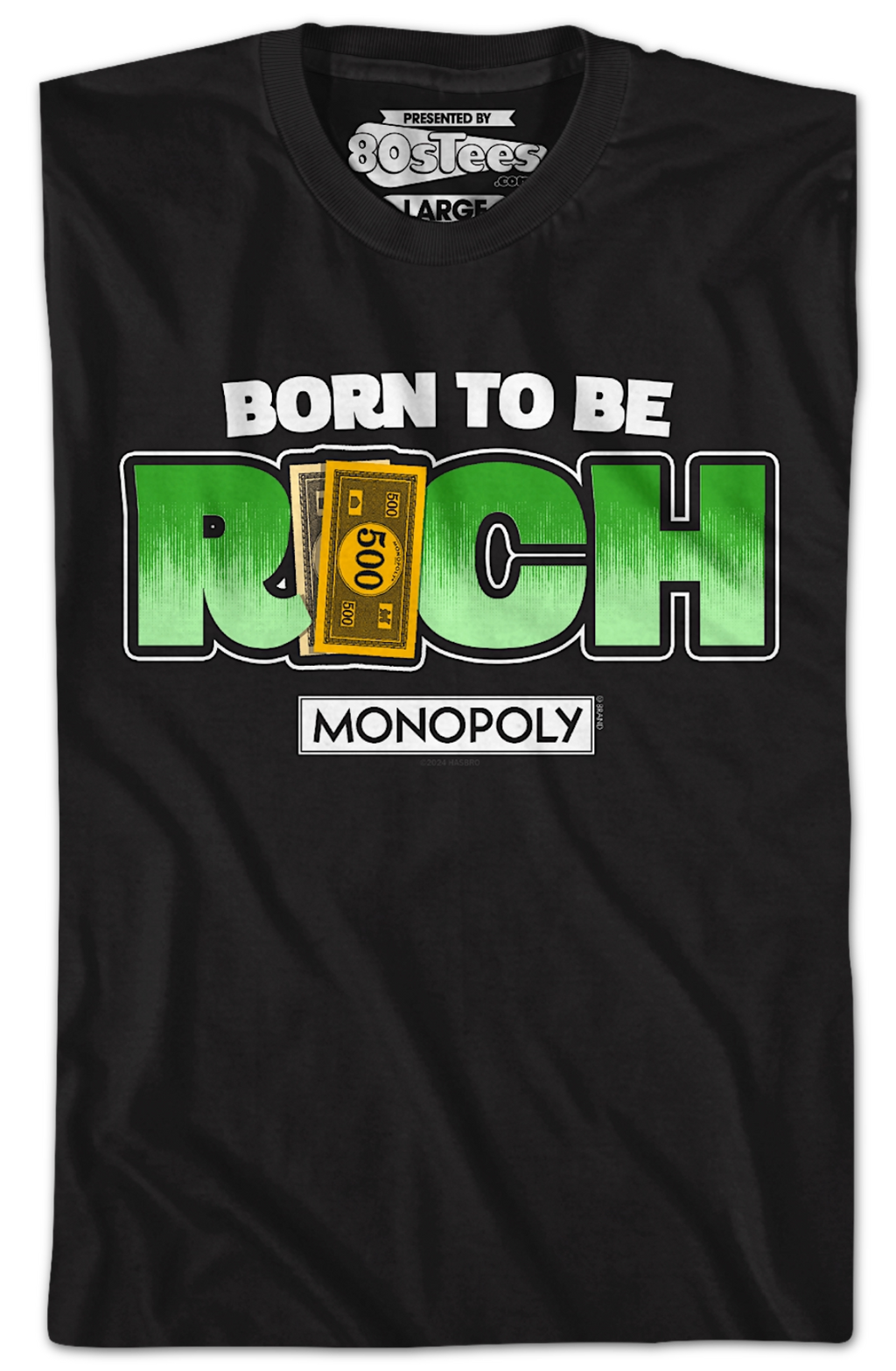 Born To Be Rich Monopoly T-Shirt product image 2