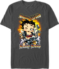 Charcoal Born Wild Betty Boop T-Shirt product image 1
