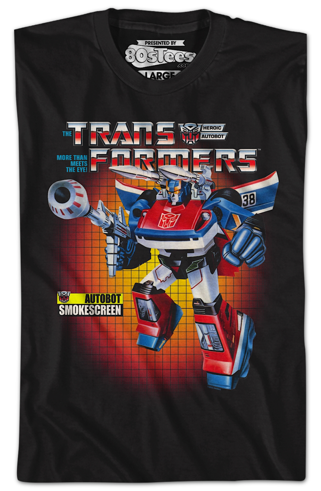 Box Art Smokescreen Transformers T-Shirt product image 2