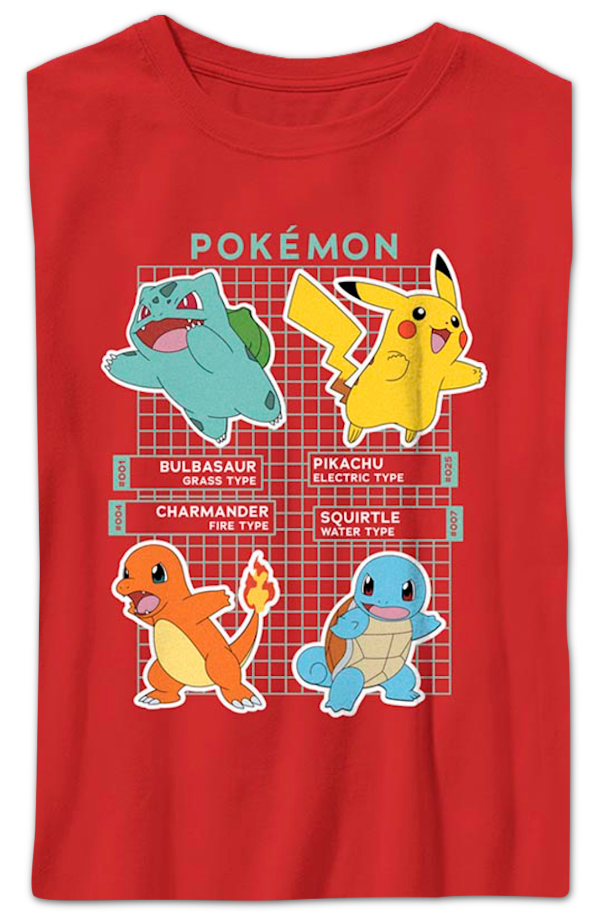 Boys Youth Gradient Grid Pokemon Shirt product image 2