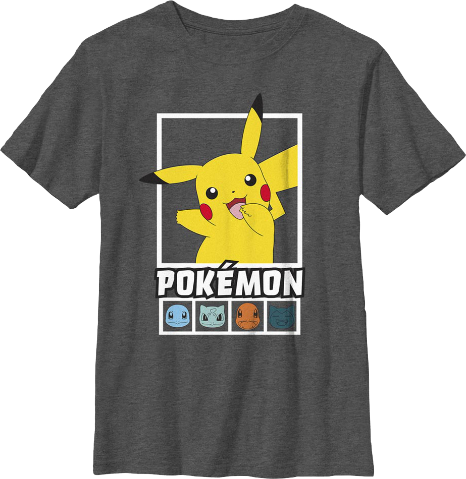 Boys Youth Pikachu And Pals Pokemon Shirt product image 1