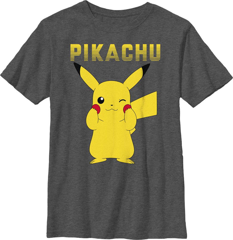 Boys Youth Pikachu Cheeks Pokemon Shirt product image 1