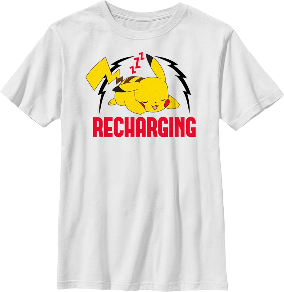 Boys Youth Recharging Pokemon Shirt product image 1