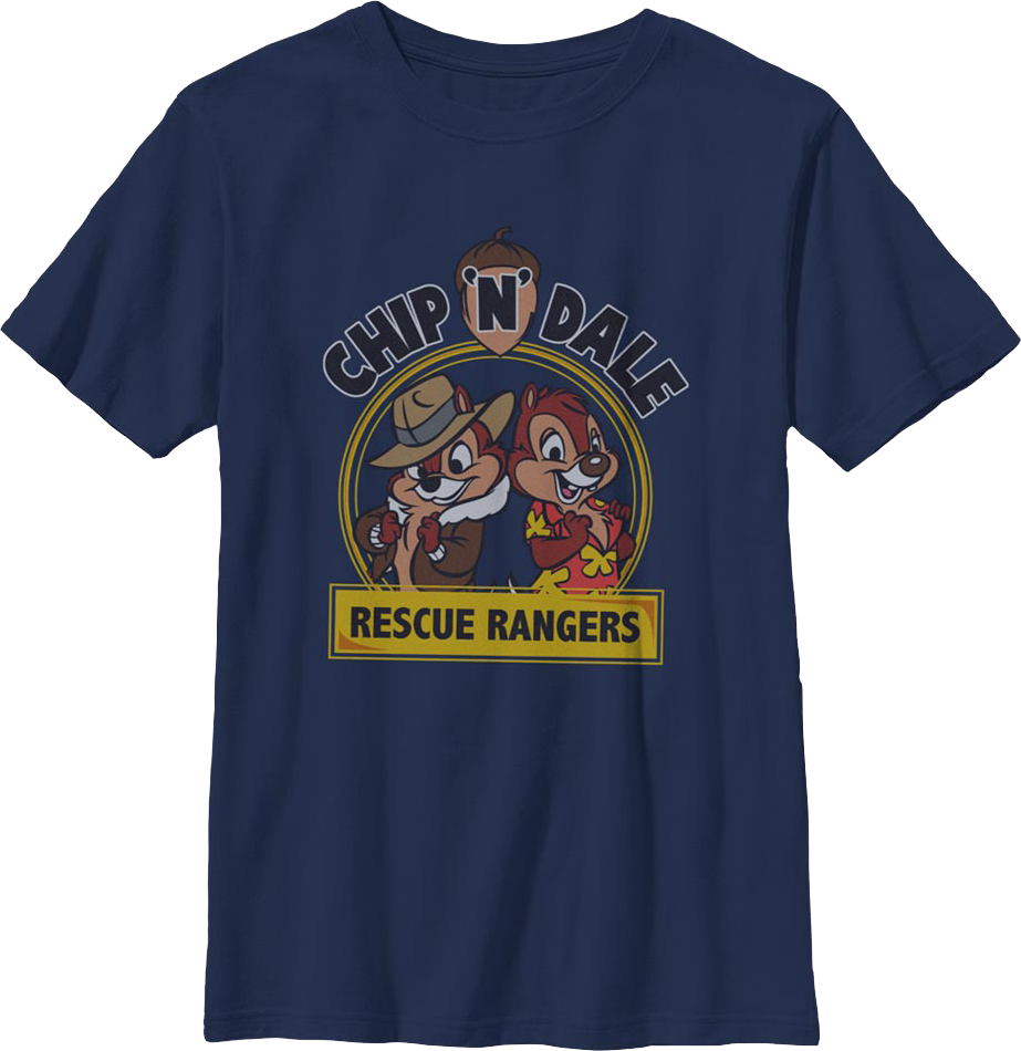 Boys Youth Vintage Logo Chip 'n Dale Rescue Rangers Shirt product image 1