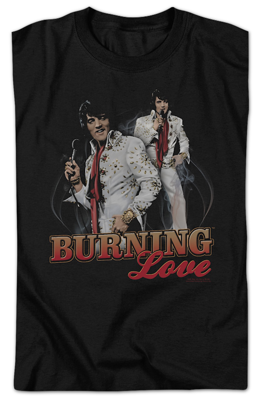 Burning Love Collage Elvis Presley T-Shirt product image 2
