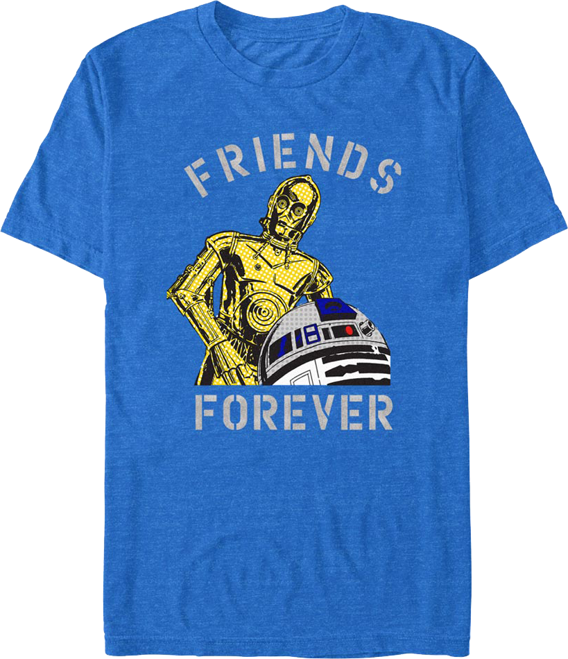 C-3PO & R2-D2 Friends Forever Star Wars T-Shirt product image 1