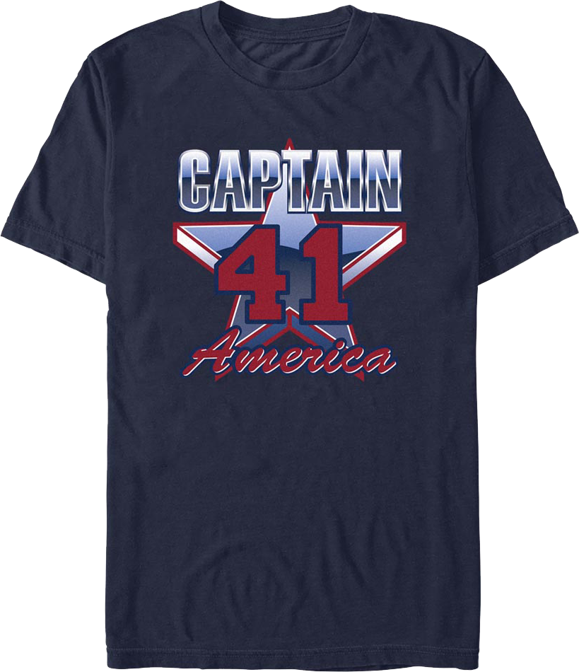 Captain America 41 Star Marvel Comics T-Shirt product image 1