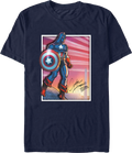 Captain America Capital Photo Marvel Comics T-Shirt product image 1