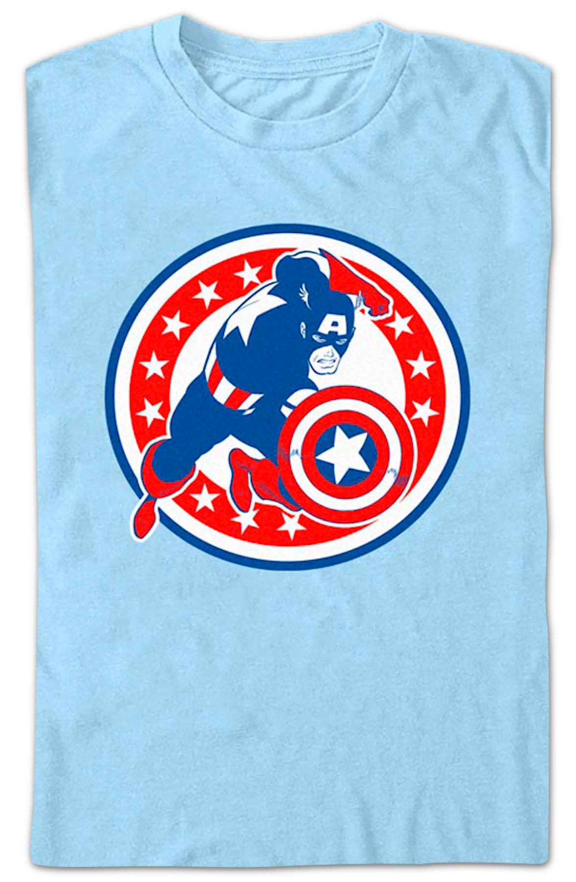 Captain America Shield Marvel Comics T-Shirt product image 2