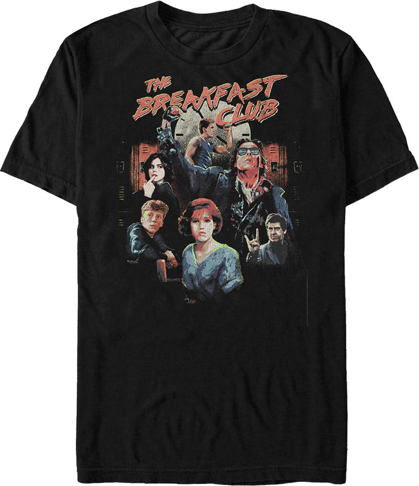 Cast Collage Breakfast Club T-Shirt product image 1