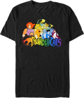 Cast & Rainbow Logo ThunderCats T-Shirt product image 1