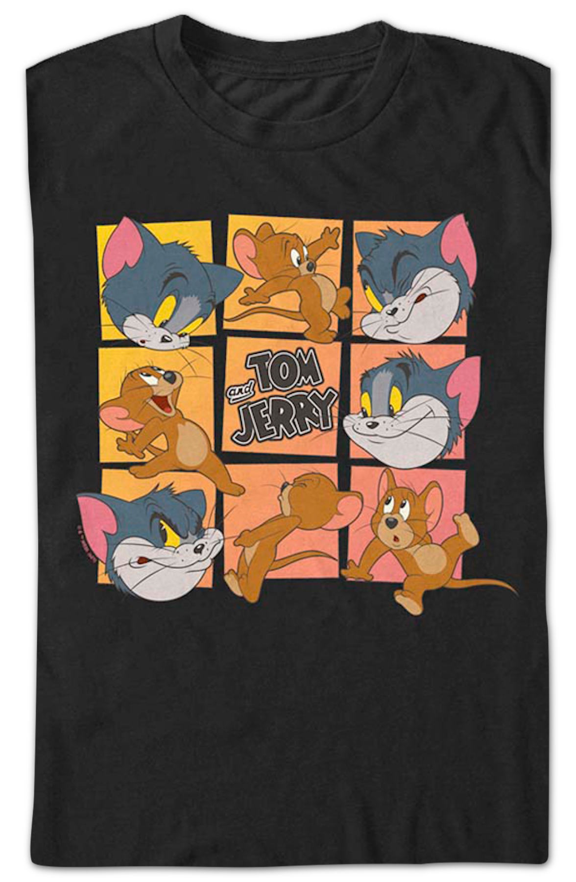 Cat And Mouse Squares Tom Jerry T-Shirt product image 2