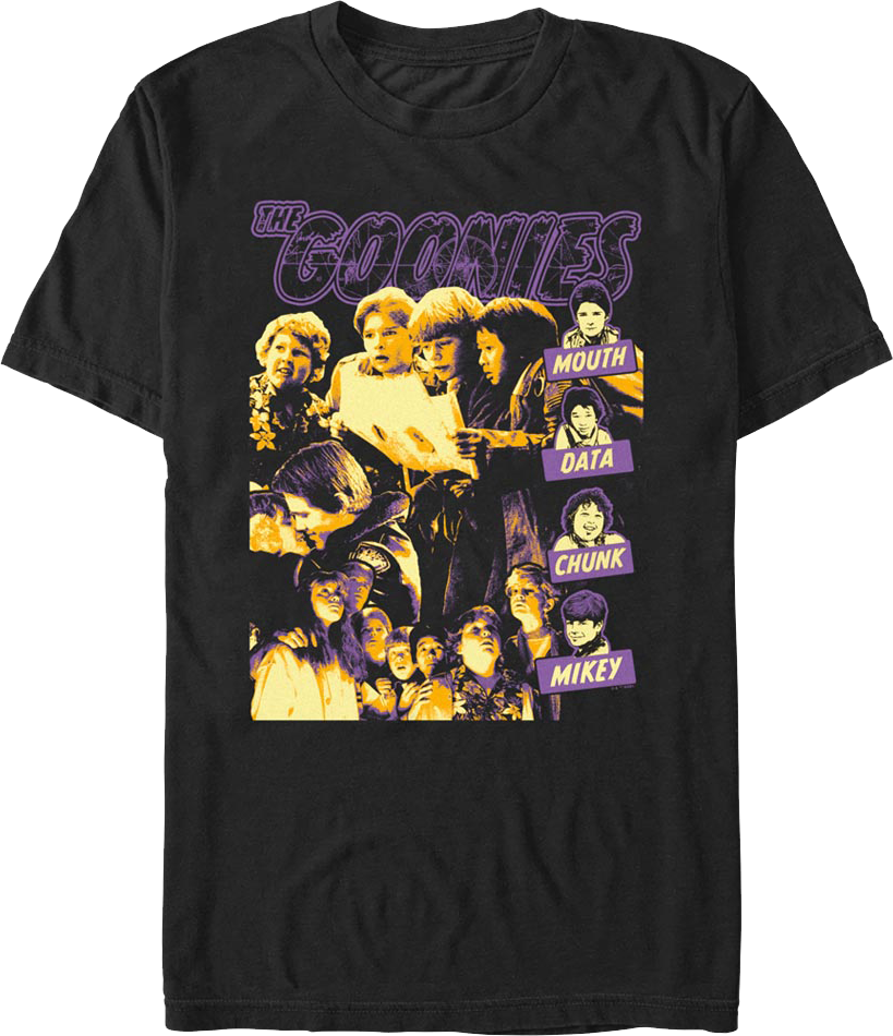 Characters Collage Goonies T-Shirt product image 1