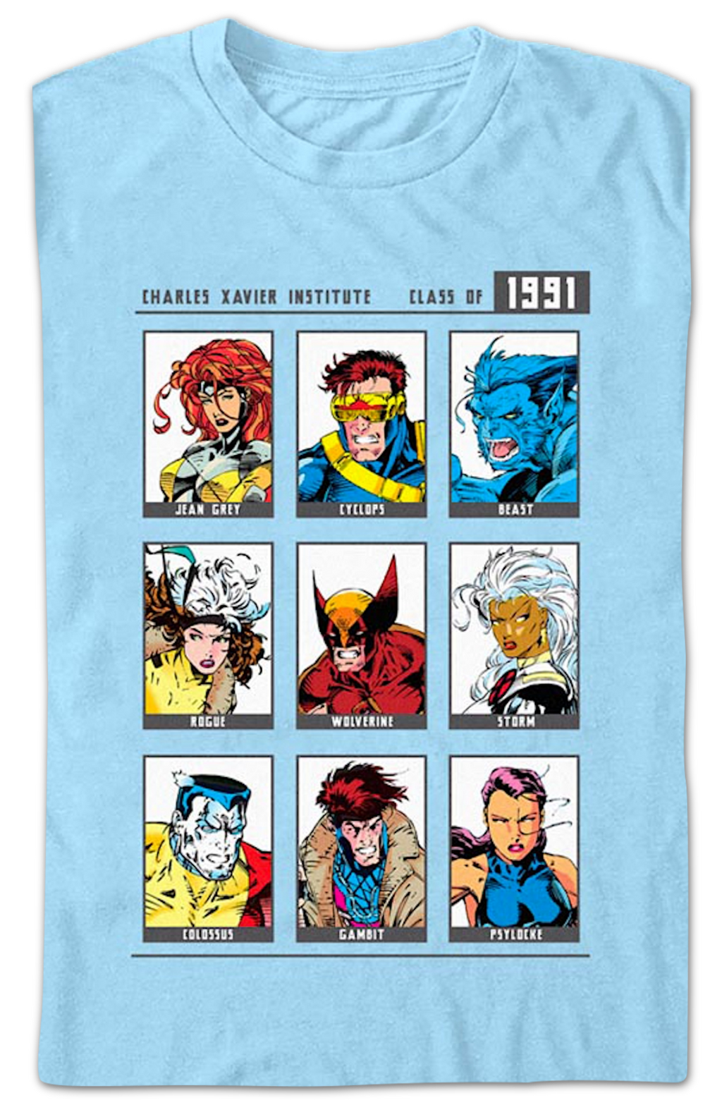 Charles Xavier Institute Class Of 1991 Marvel Comics T-Shirt product image 2