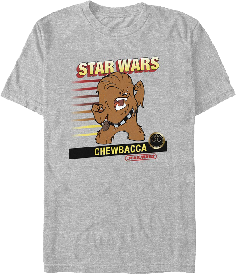 Chewbacca Playing With Power Star Wars T-Shirt product image 1