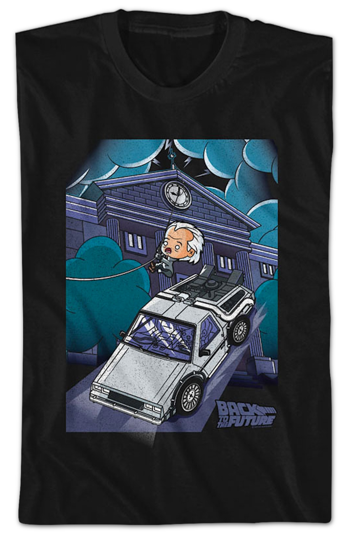 Chibi Doc Brown Back To The Future T-Shirt product image 2
