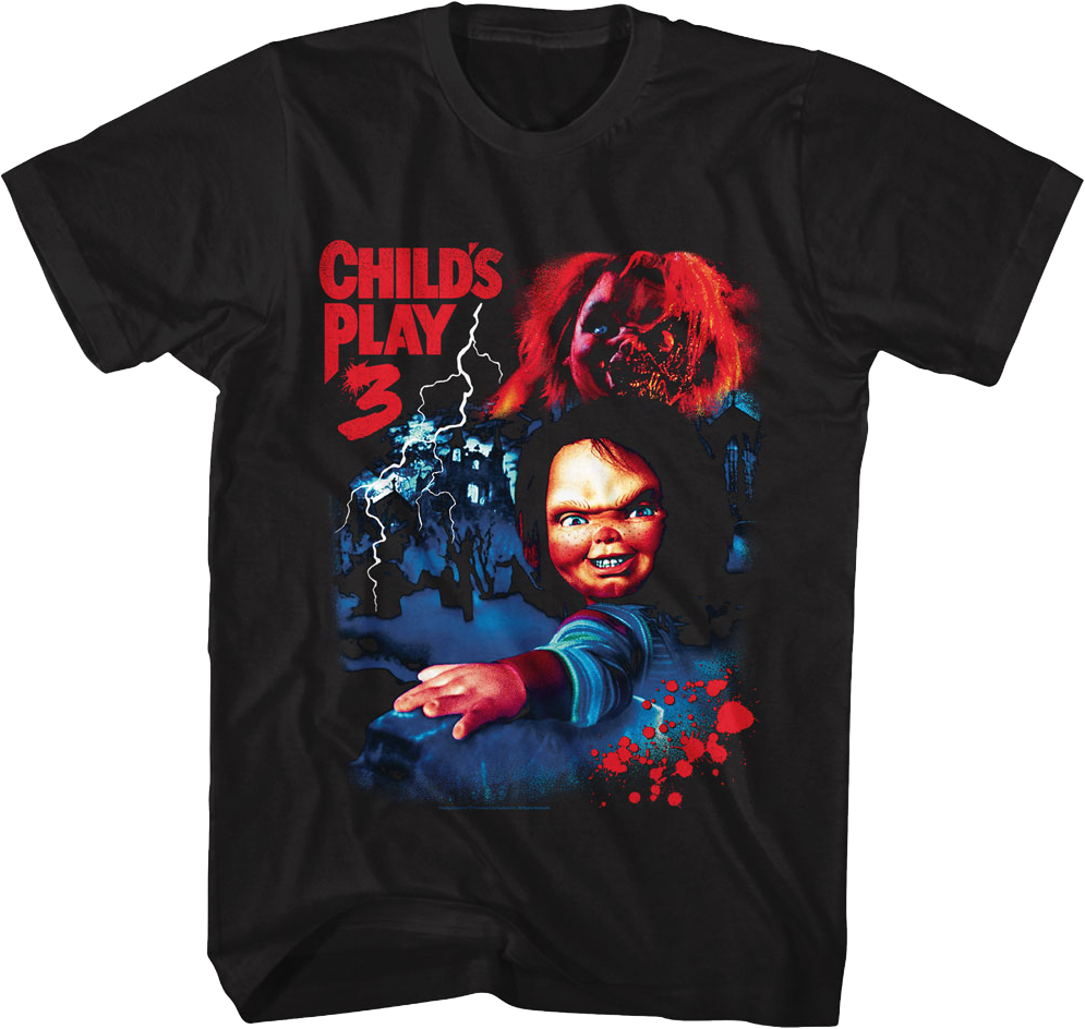 Chucky Collage Child's Play 3 T-Shirt product image 1