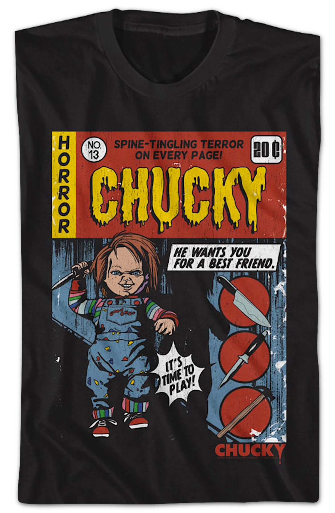 Chucky Comic Book Child's Play T-Shirt product image 2