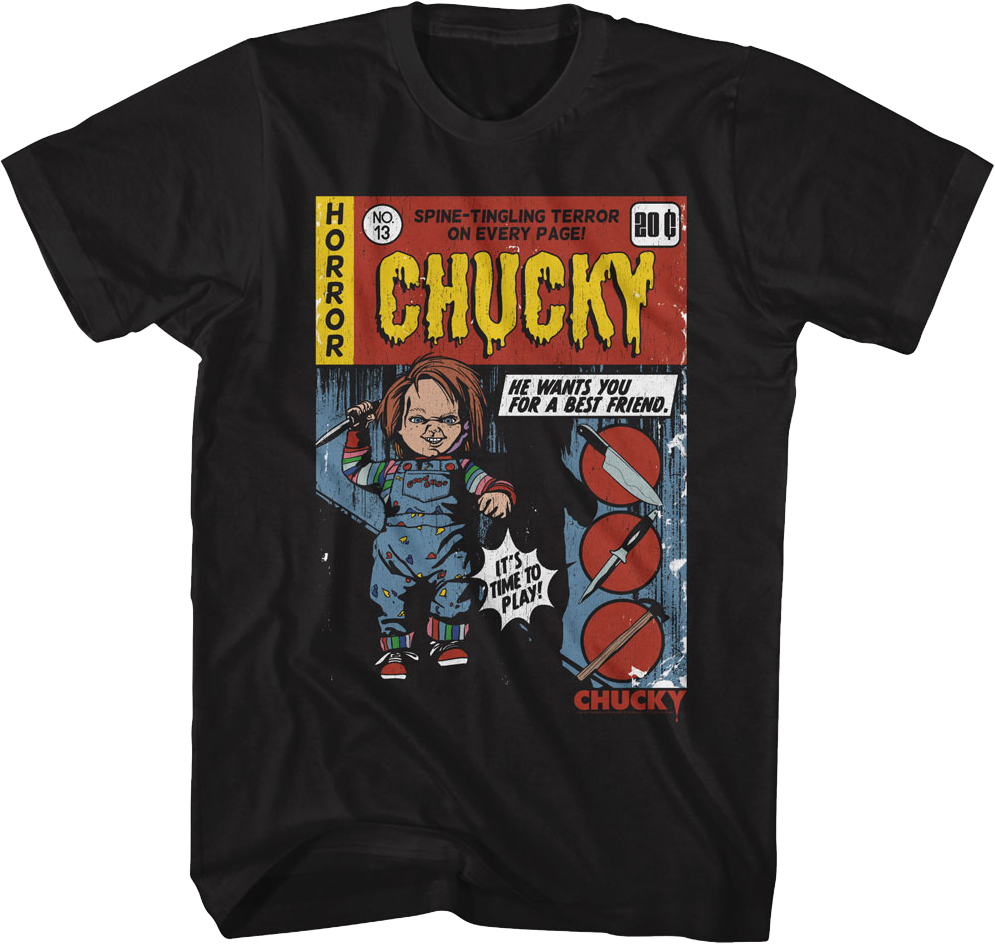 Chucky Comic Book Child's Play T-Shirt product image 1