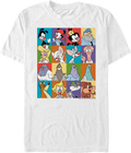 White Classic Character Blocks Animaniacs T-Shirt product image 1