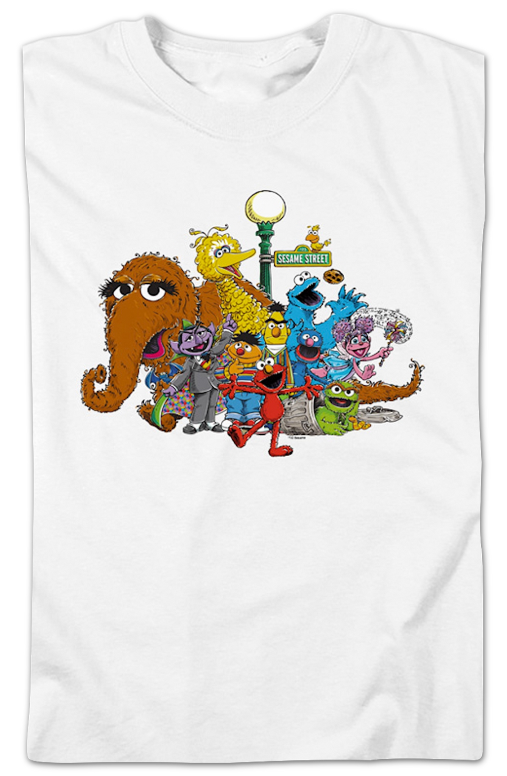 Classic Characters Group Photo Sesame Street T-Shirt product image 2