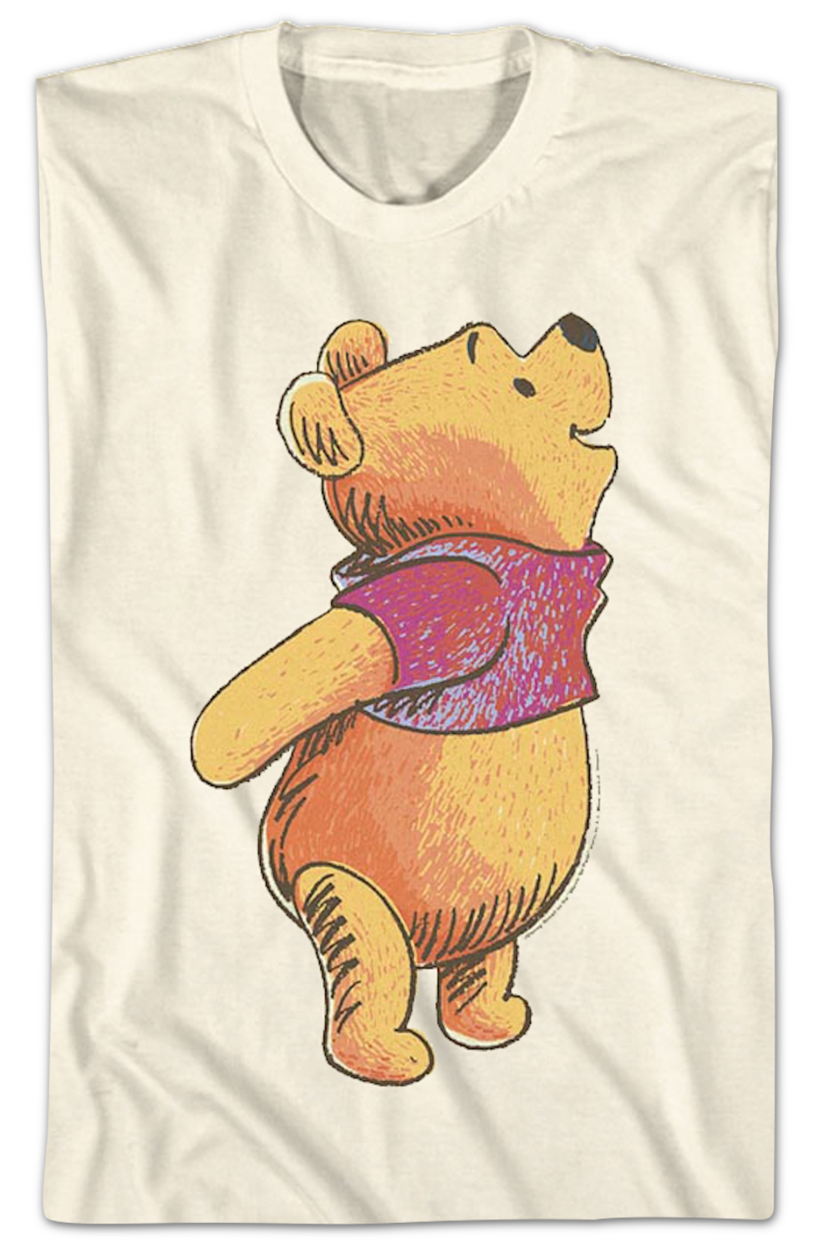 Classic Sketch Winnie The Pooh T-Shirt product image 2