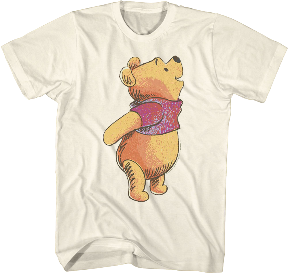 Classic Sketch Winnie The Pooh T-Shirt product image 1