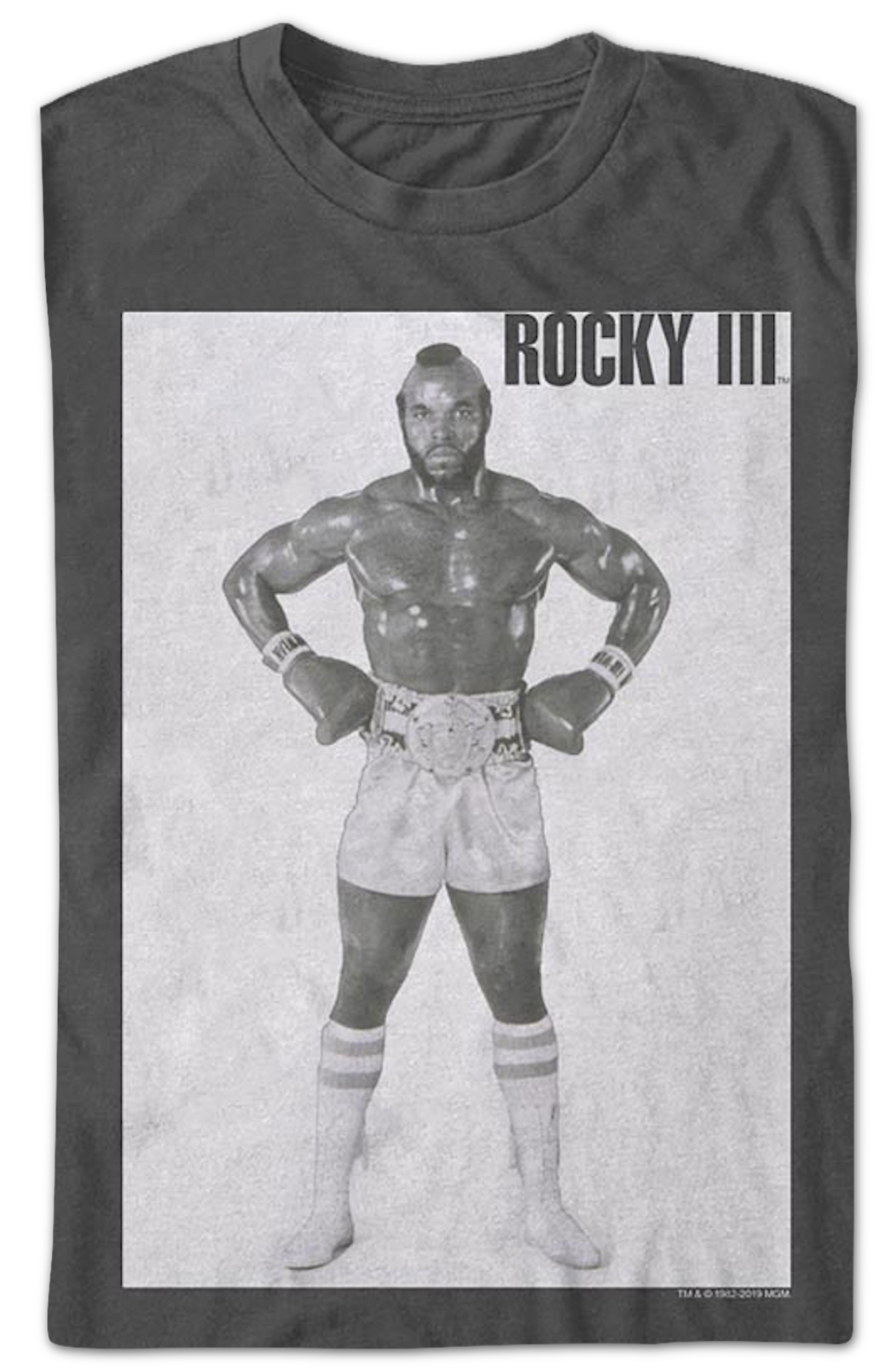 Clubber Lang Black & White Photo Rocky III T-Shirt product image 2