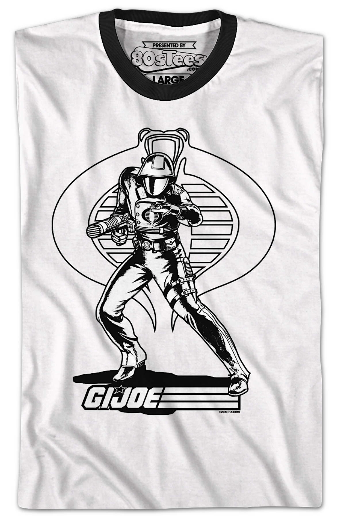 Cobra Commander Noir GI Joe Ringer Shirt product image 2