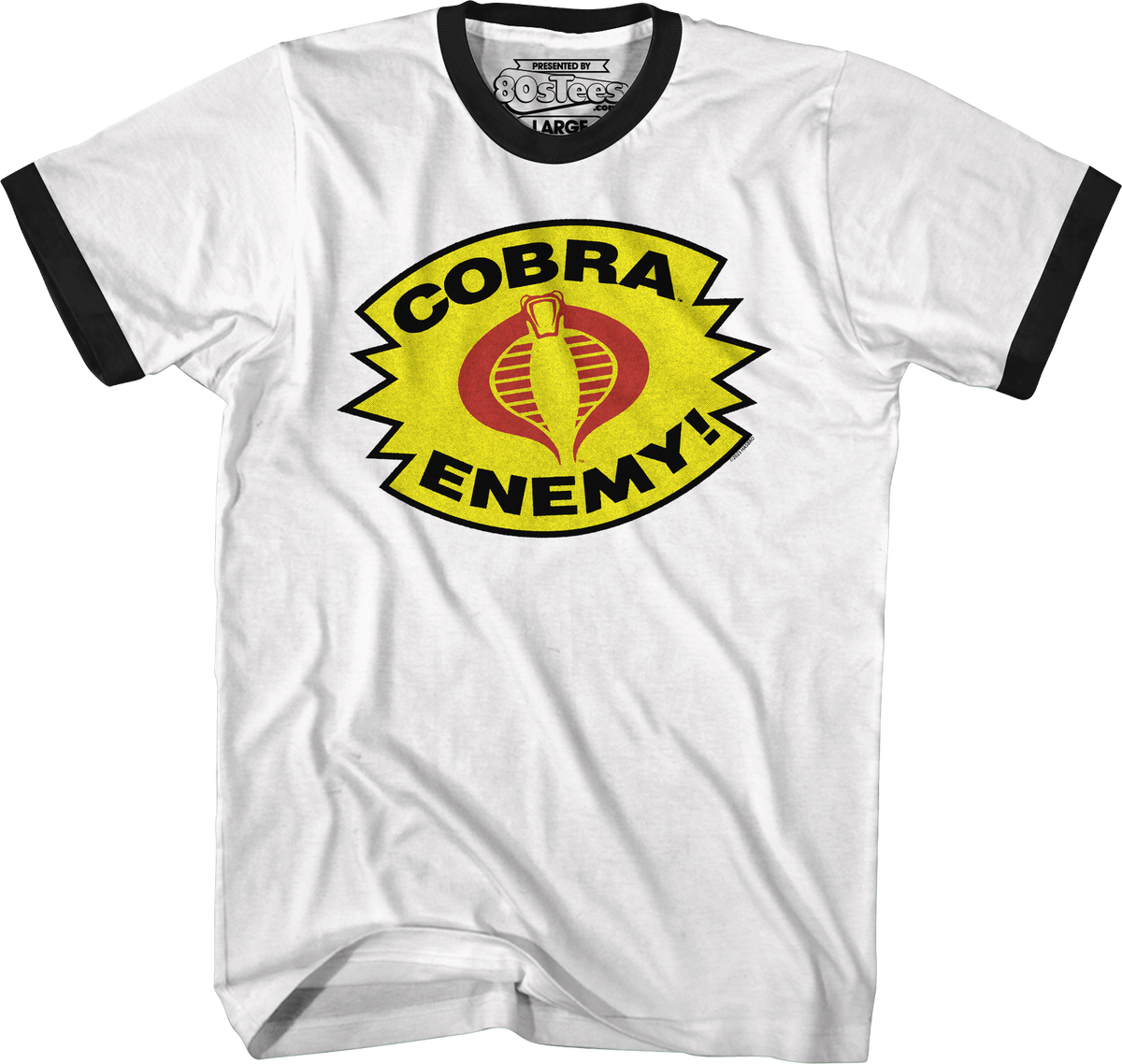 Cobra Enemy GI Joe Ringer Shirt product image 1