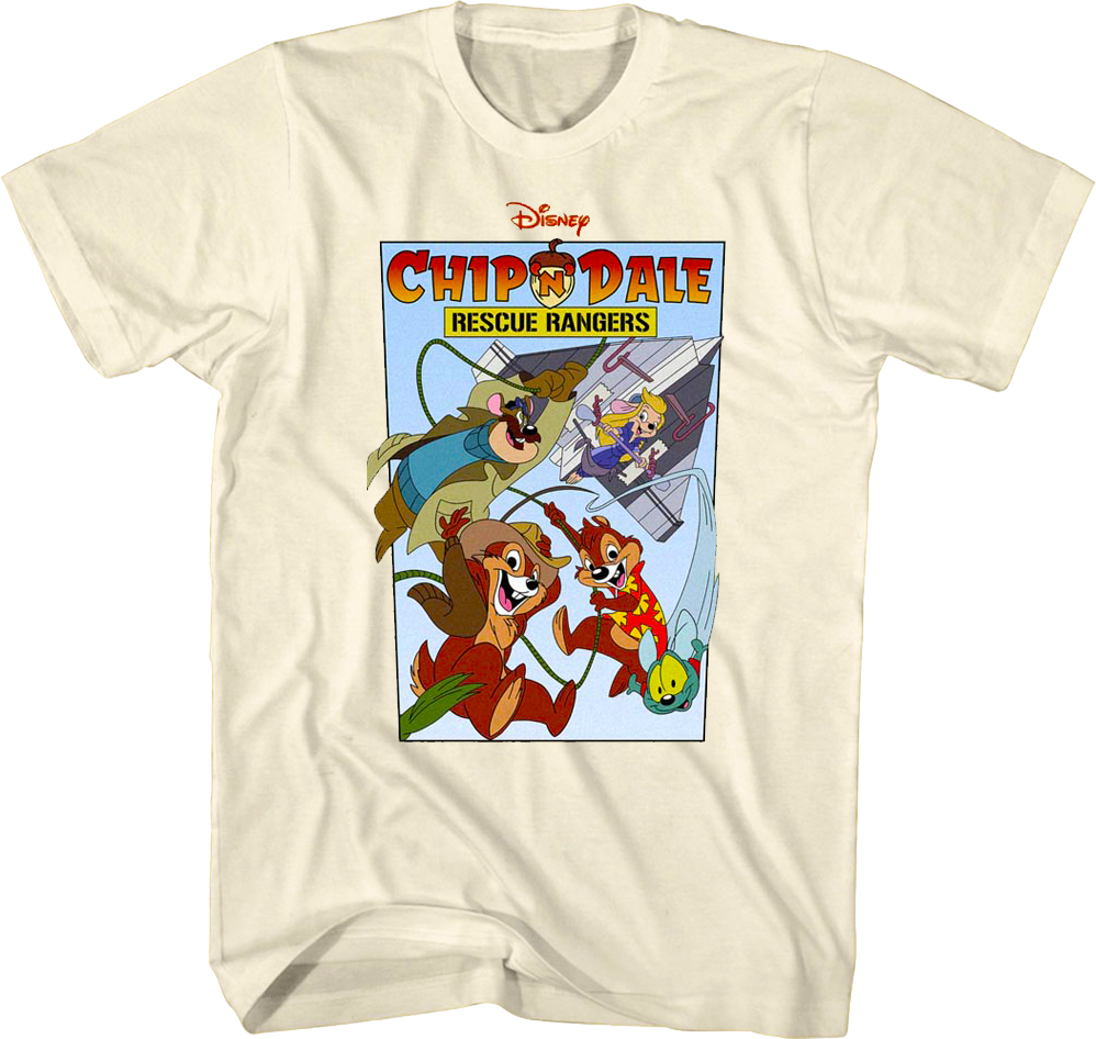 Comic Book Cover Chip 'n Dale Rescue Rangers T-Shirt product image 1