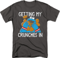 Cookie Monster Getting My Crunches In Sesame Street T-Shirt product image 1
