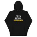 Polka. Pierogi. Pittsburgh. | Hoodie product image 1
